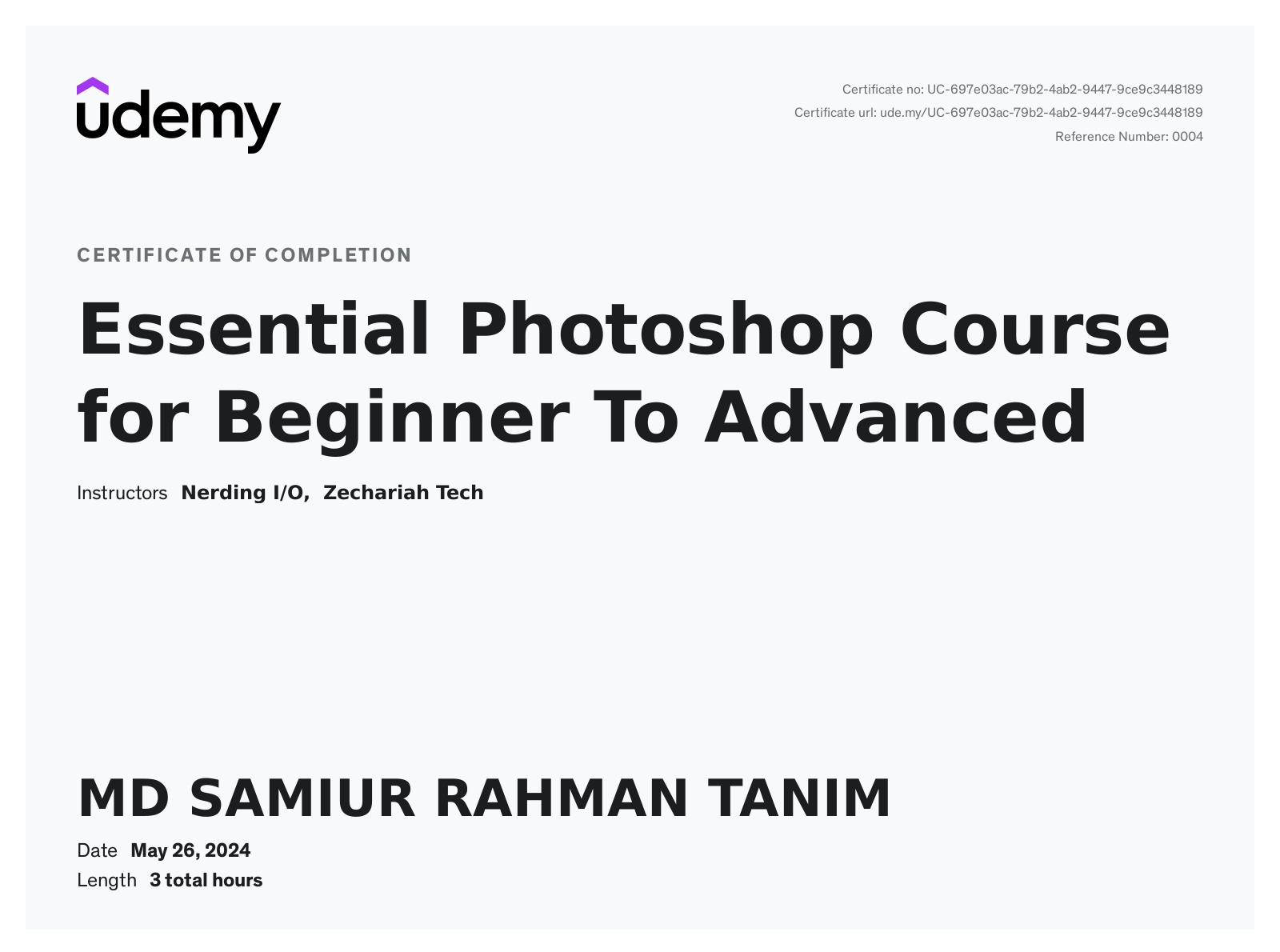 Essential Photoshop Course for Beginner To Advanced Certification