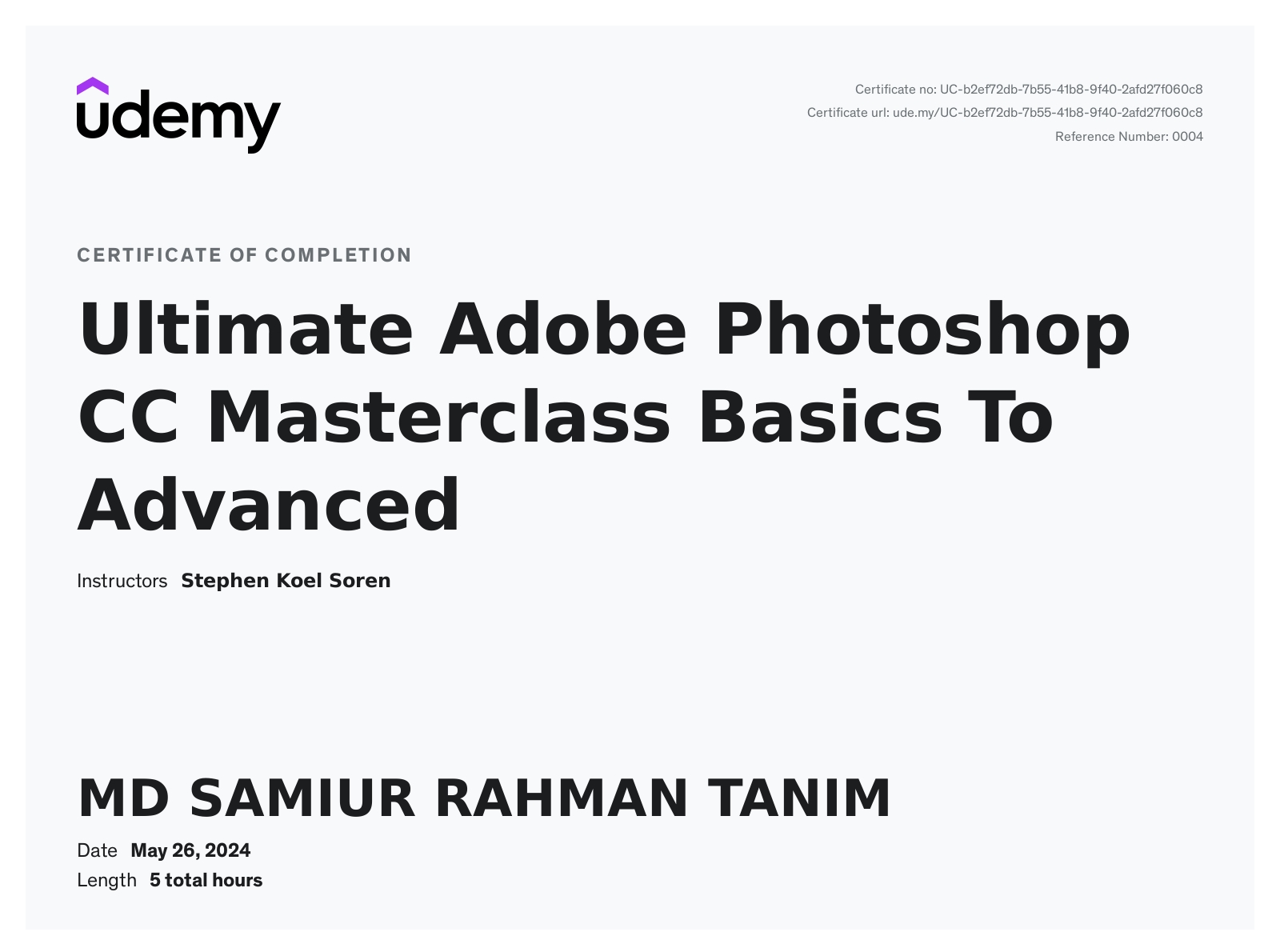 Ultimate Adobe Photoshop CC Masterclass Basics To Advanced Certification